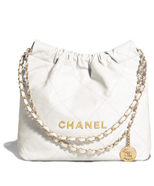 Chanel 22 Handbag AS3261 White